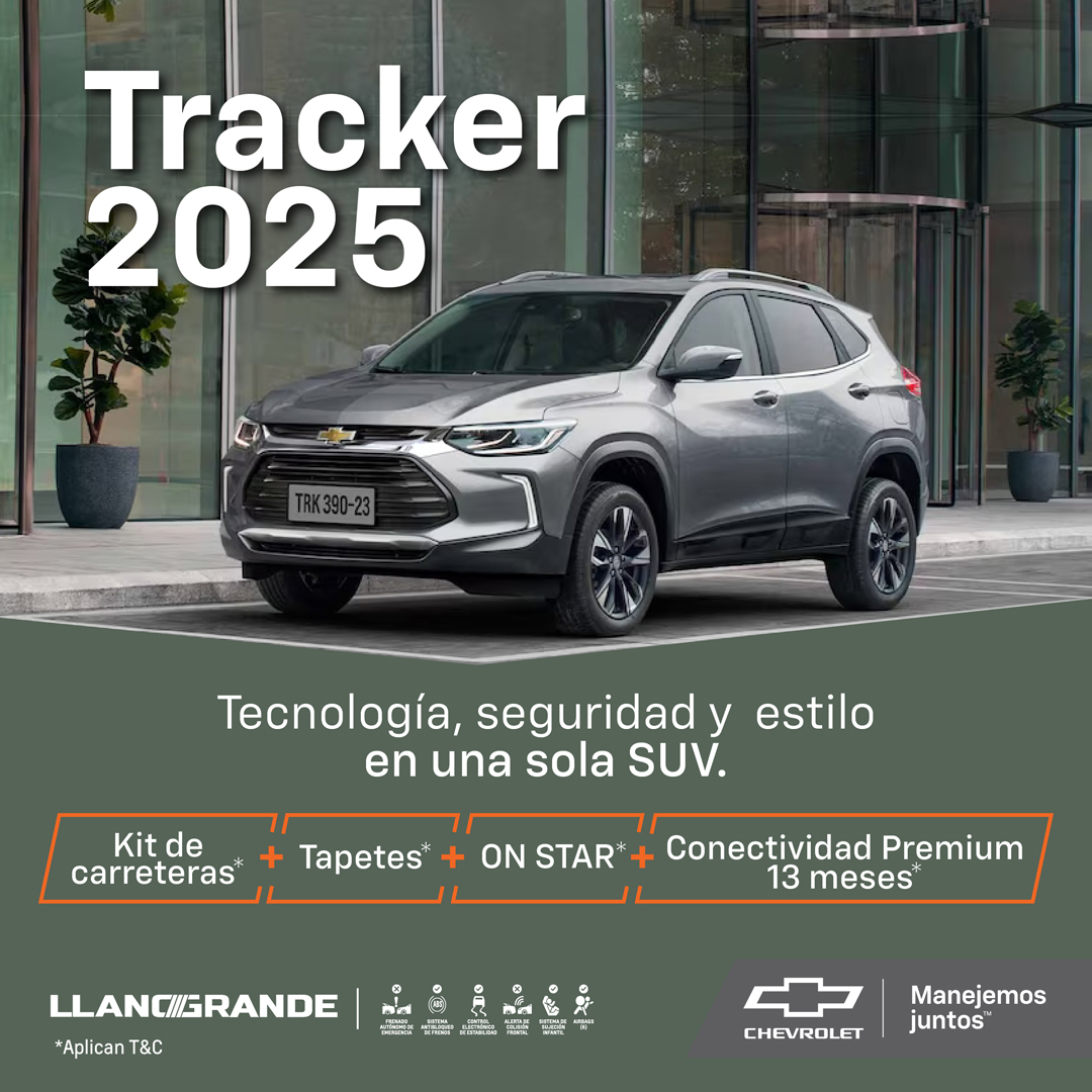 Llano - 🚀 Tracker 2025: Tecnología, seguridad y estilo en una sola SUV ...