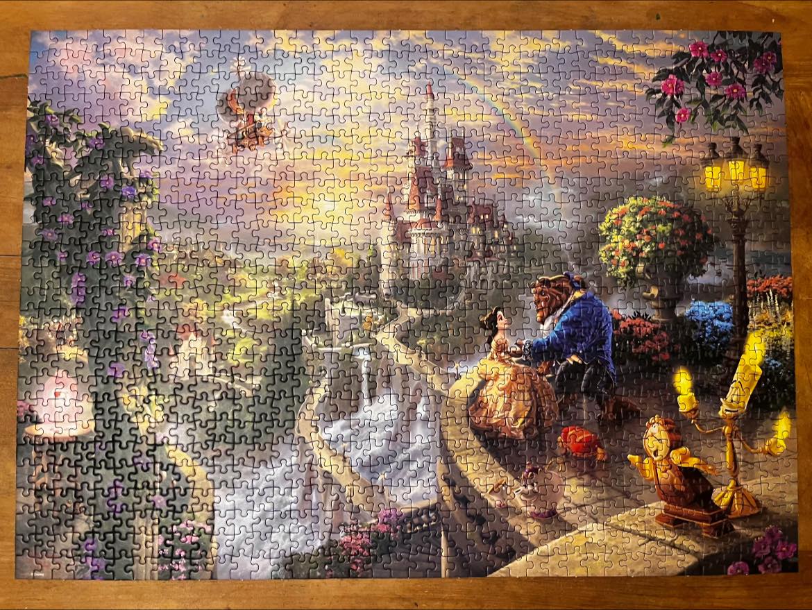 Puzzle La Bella Durmiente - Thomas Kinkade - 1000 Piezas - ¡Últimas