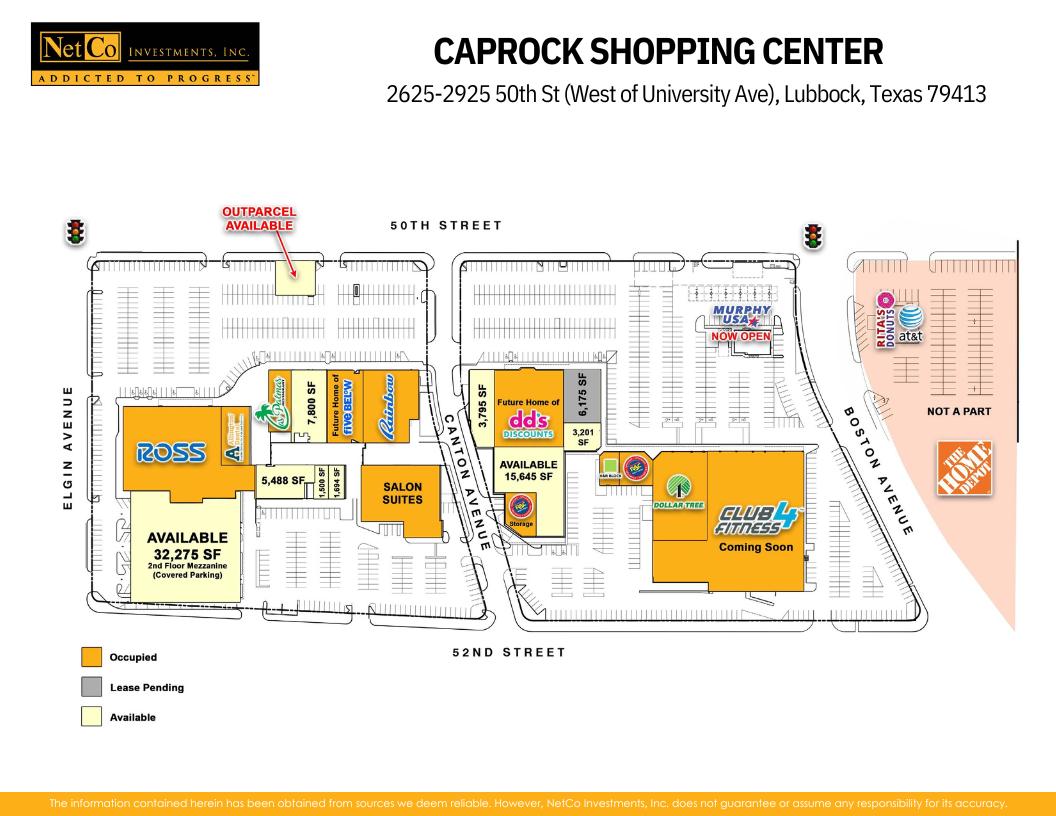 Caprock Shopping Center | Lubbock TX