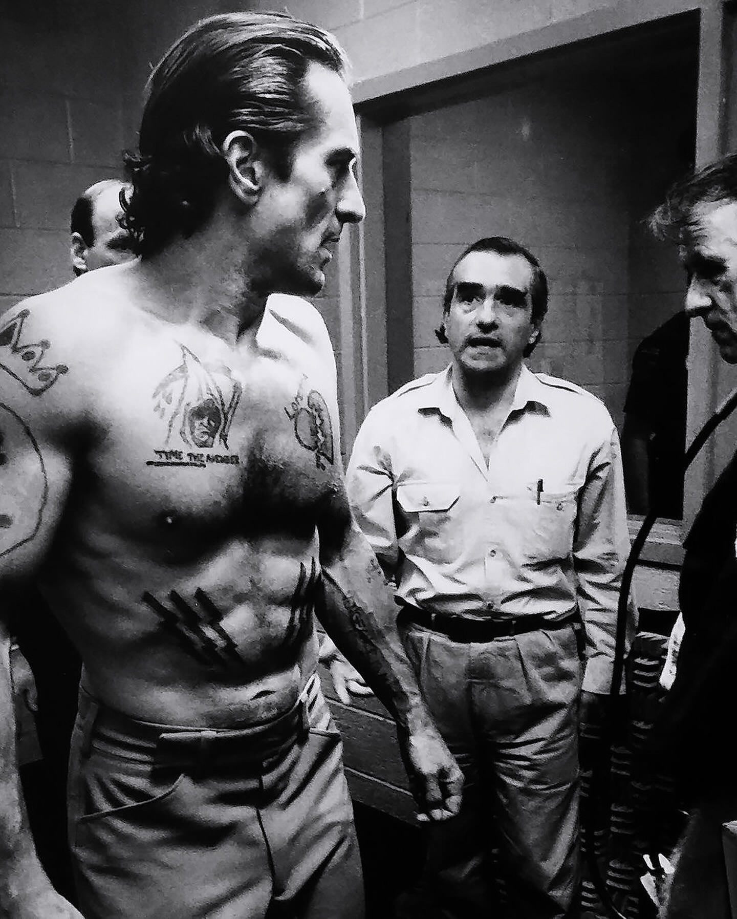 These tats are awesome! @filmatic Robert De Niro as Max Cady in