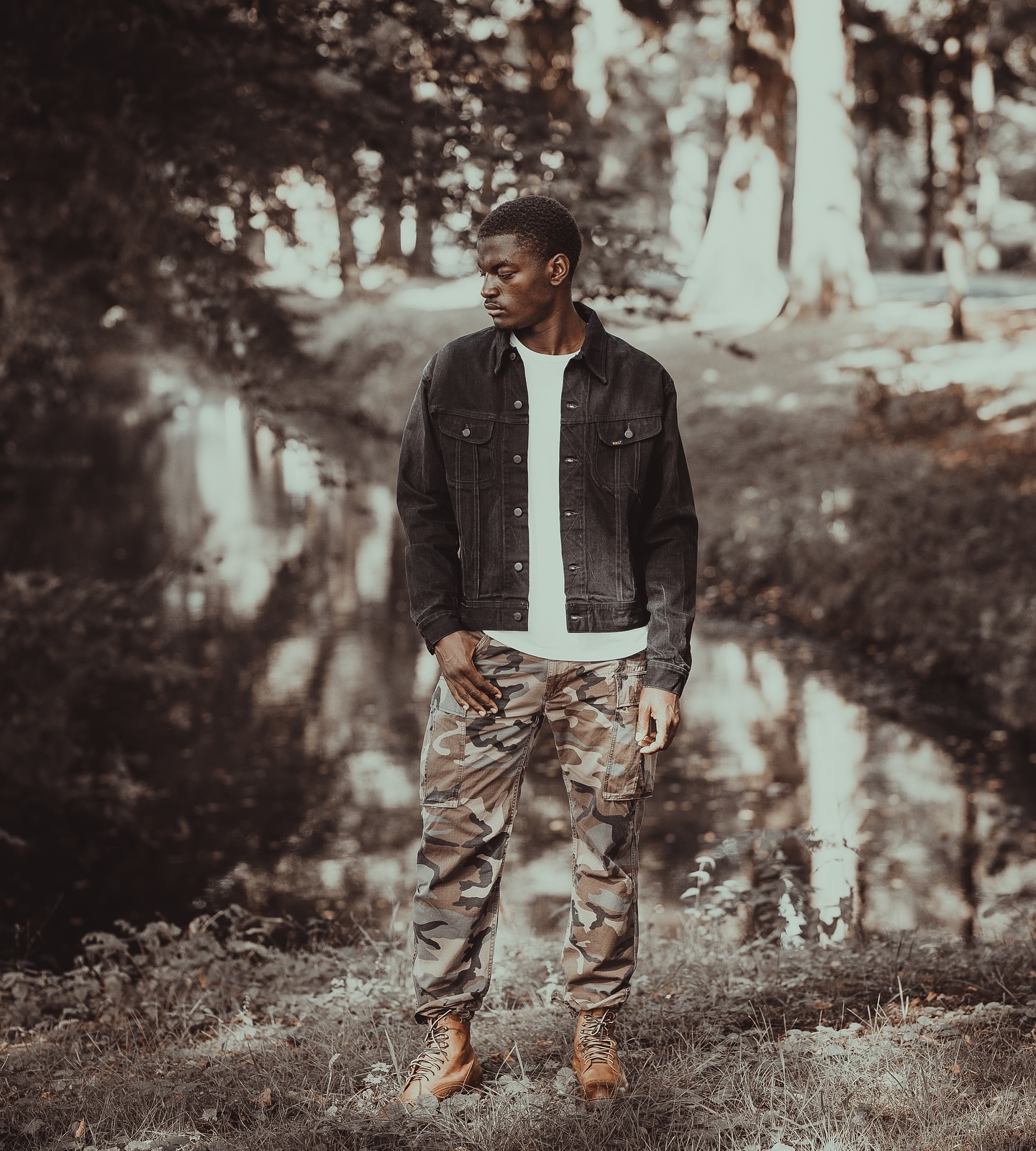 F/W24 season with @doublerl The Lot 271 Trucker jacket features 