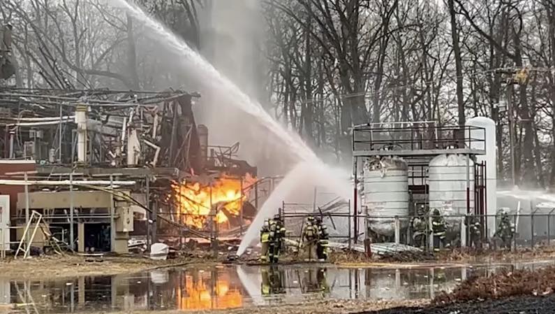 Industrial Explosion Under Investigation in Logan Township, New