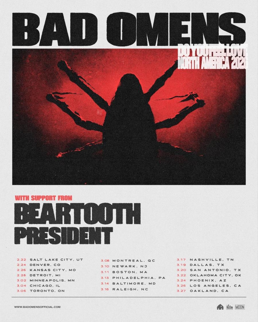 Bad Omens concert in San Antonio, TX