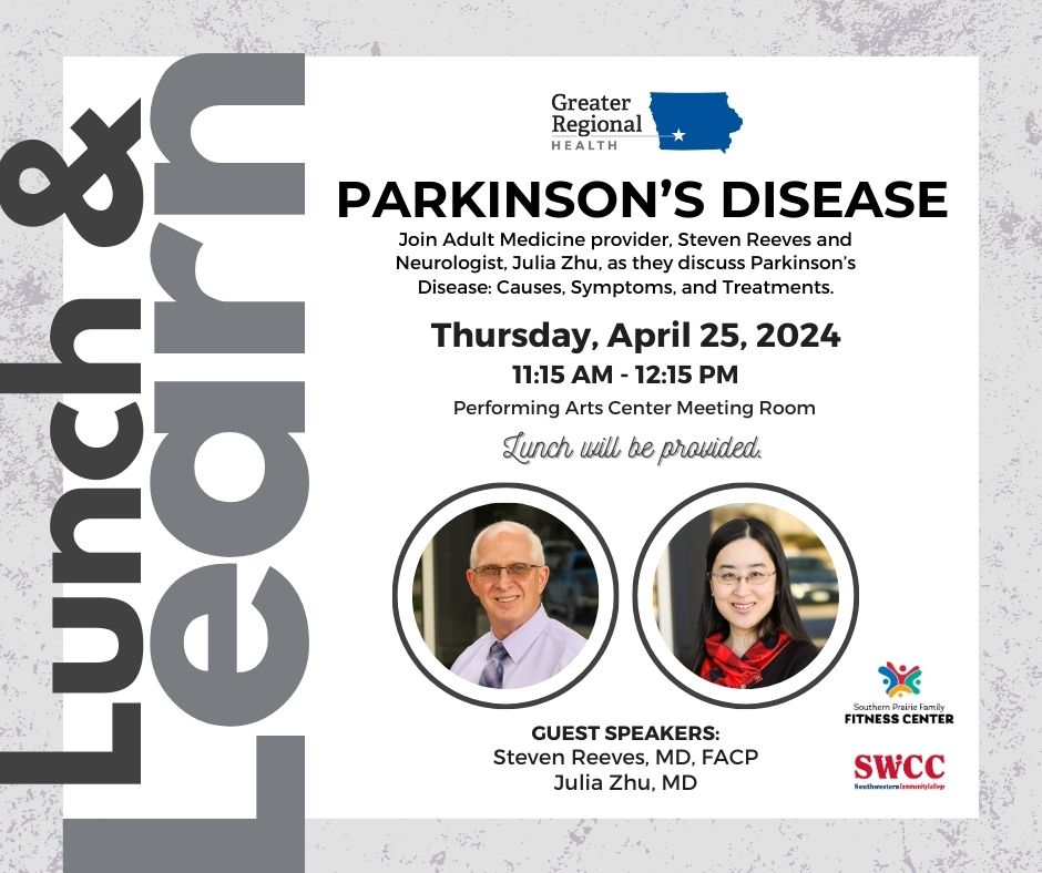 Join Dr. Reeves and Dr. Zhu for... - Greater Regional Health