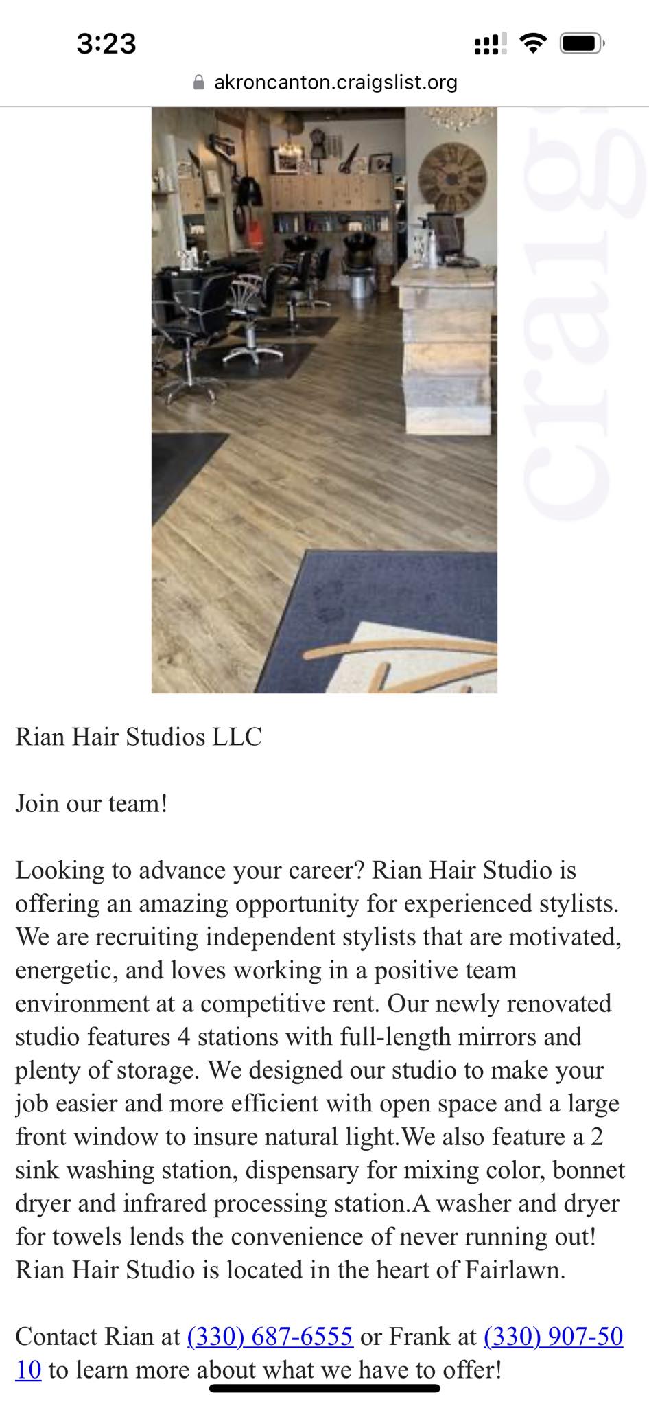 Rian Hair Studios