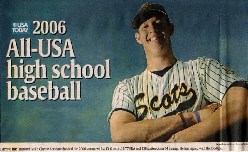 Highland Park's Clayton Kershaw starts game 1 of World Series