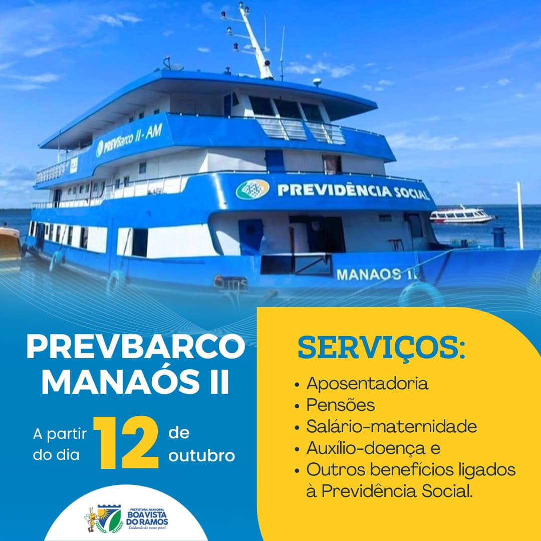 Prefeitura - O PREVBARCO Manaós II, do INSS, já está em nossa cidade ...