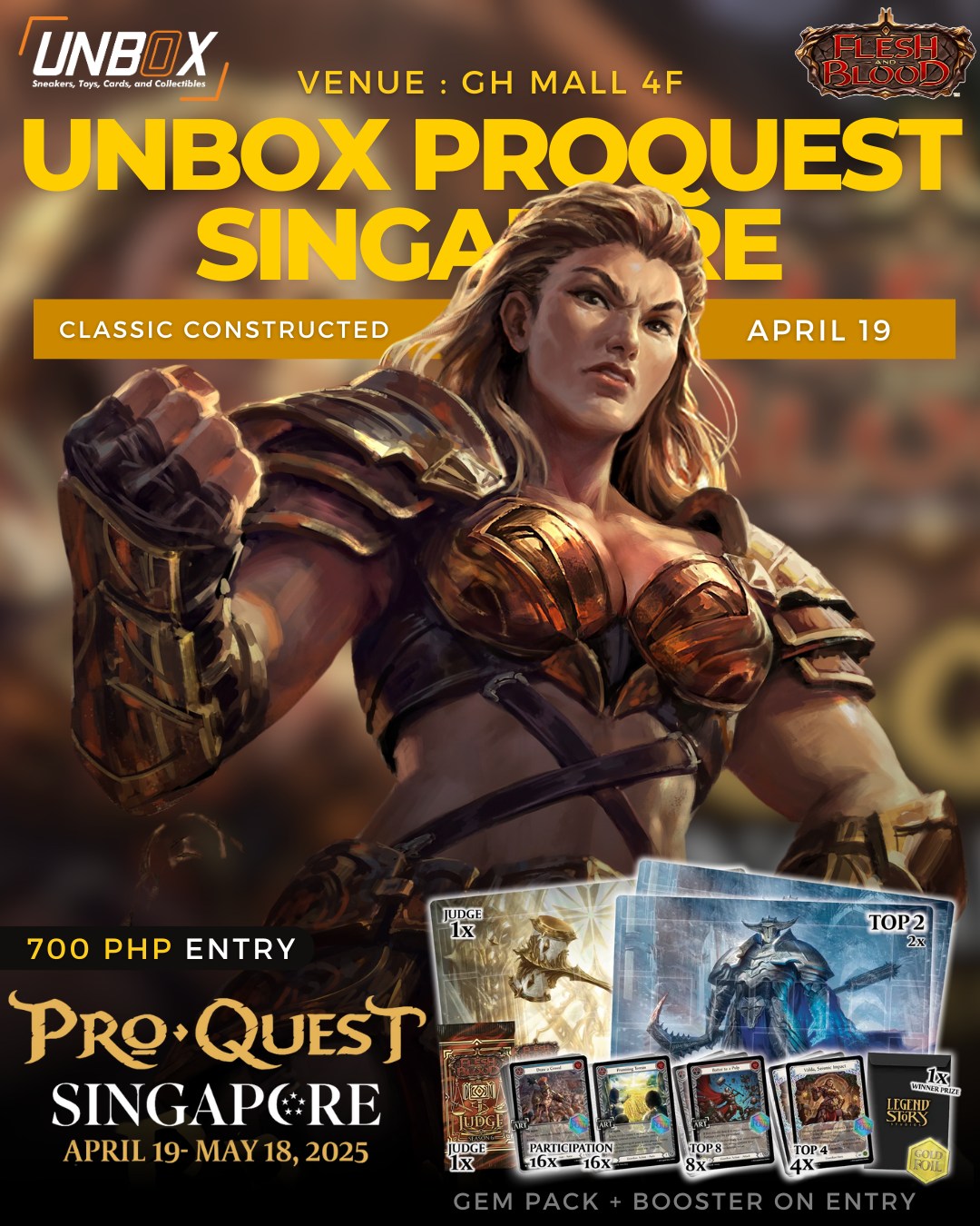 Pre-order for signed Flesh and Blood TCG cards at Pro Tour