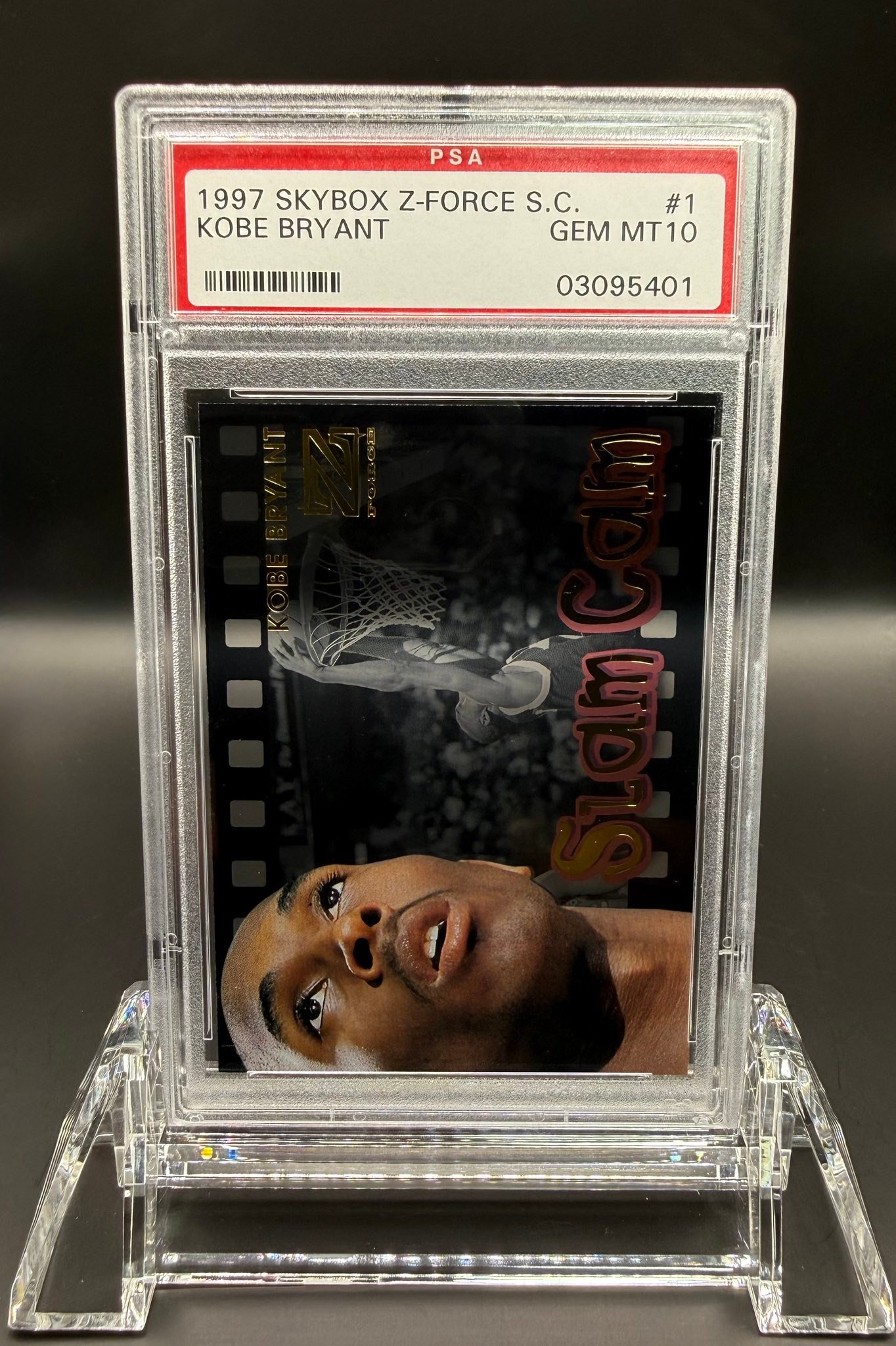 1997 Skybox Z-Force Slam Cam card for sale