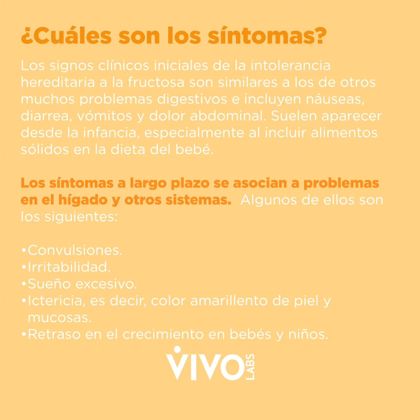 Vivolabs - La intolerancia hereditaria a la fructosa,...