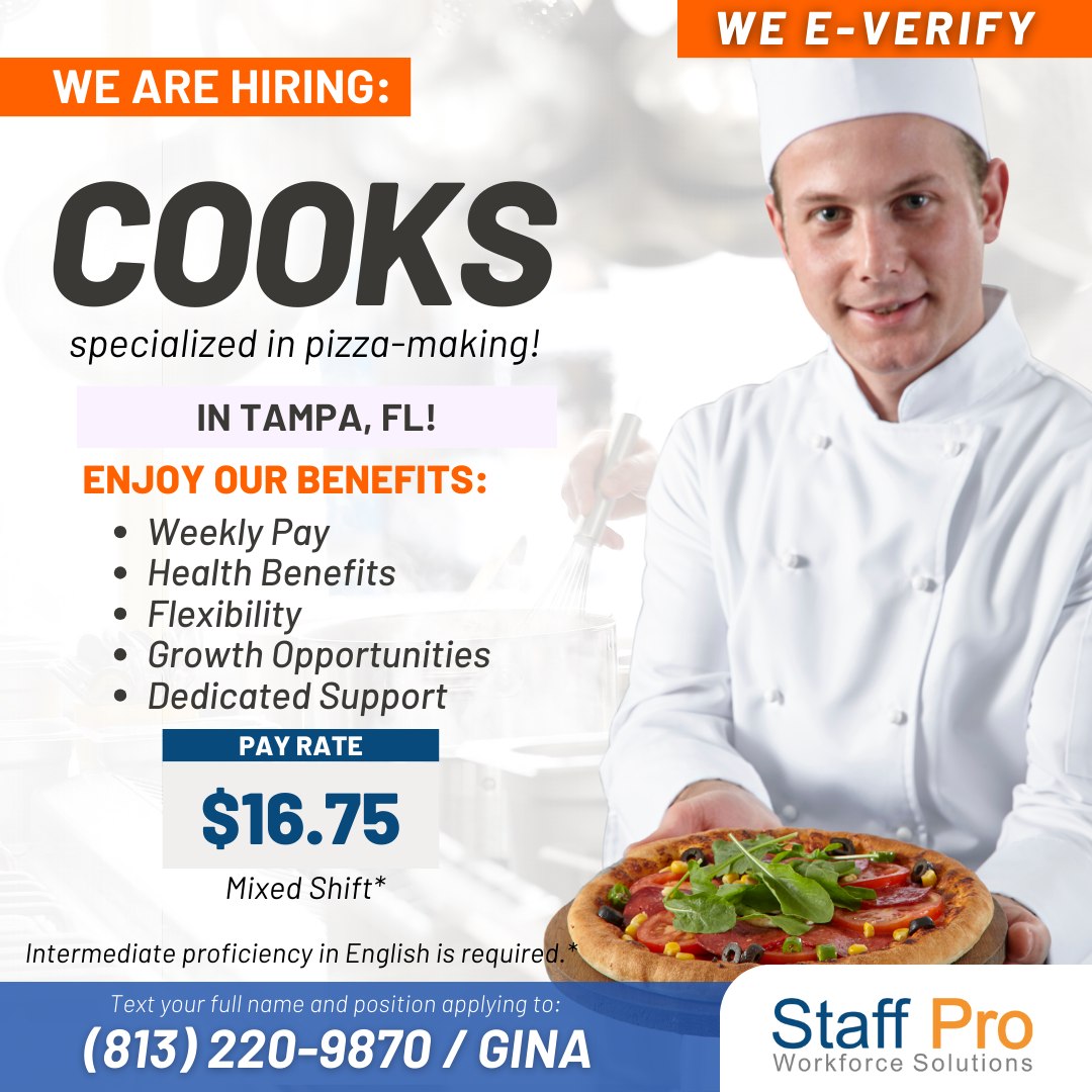 📣 WE ARE HIRING! We are... - Staff Pro Workforce Solutions | Facebook
