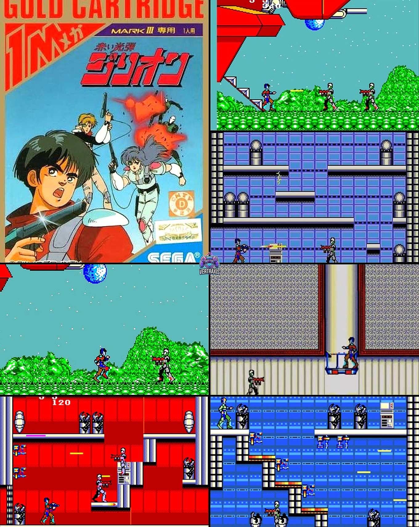 Classic arcade game Zillion's retro sci-fi vibe and gameplay