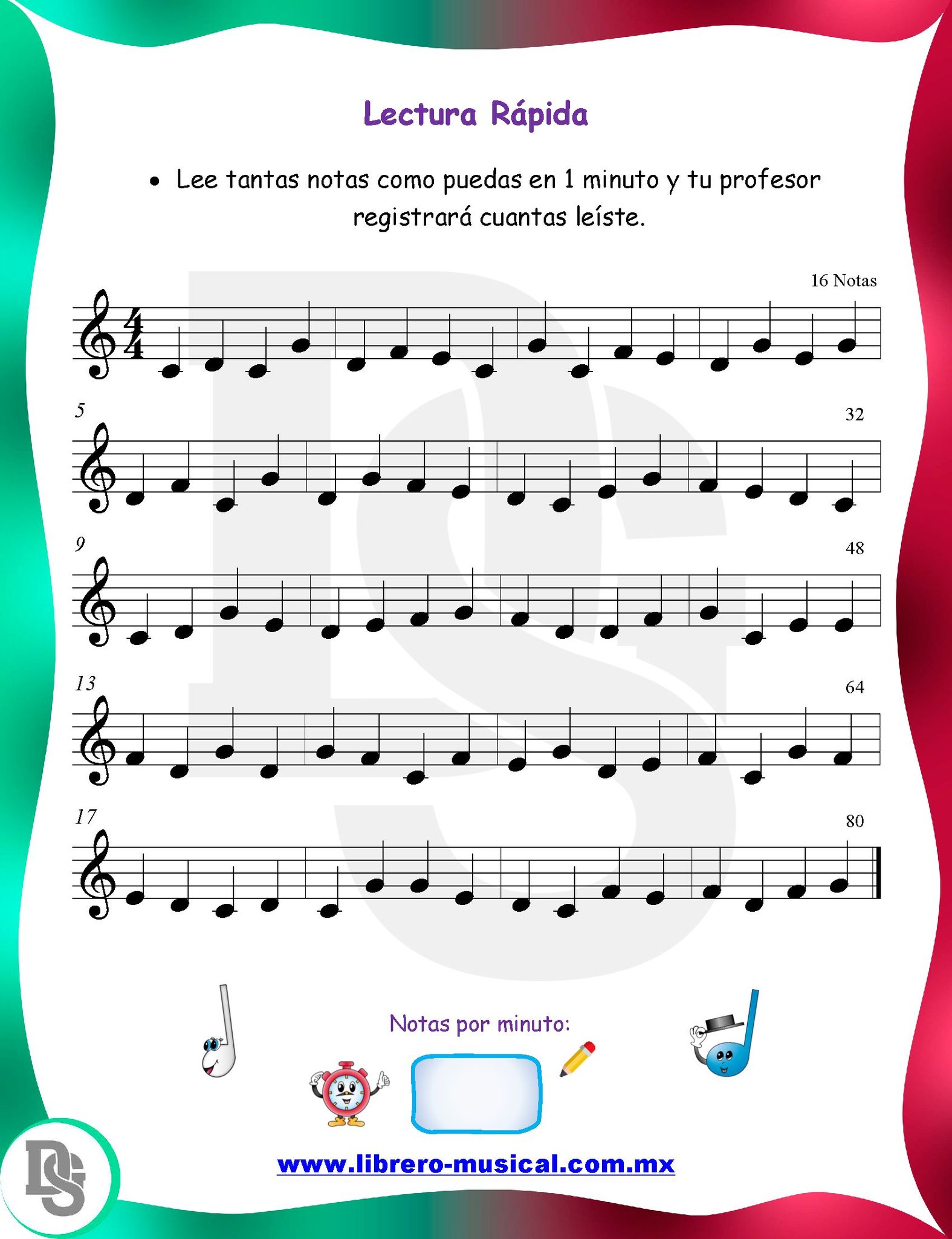 Actividad Imprimible De Partituras Musicales Notas Musicales En El