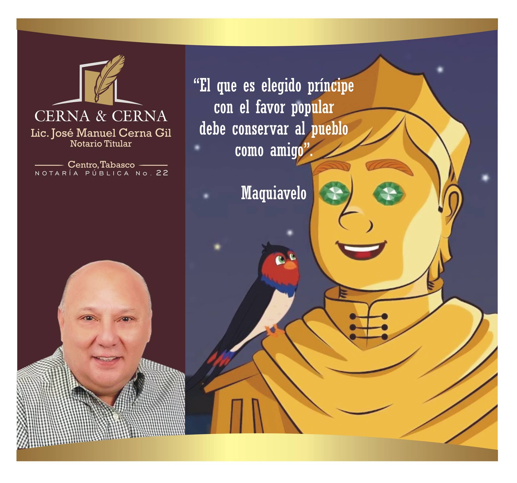 “El que es elegido príncipe con... - Notaría 22 Cerna & Cerna | Facebook