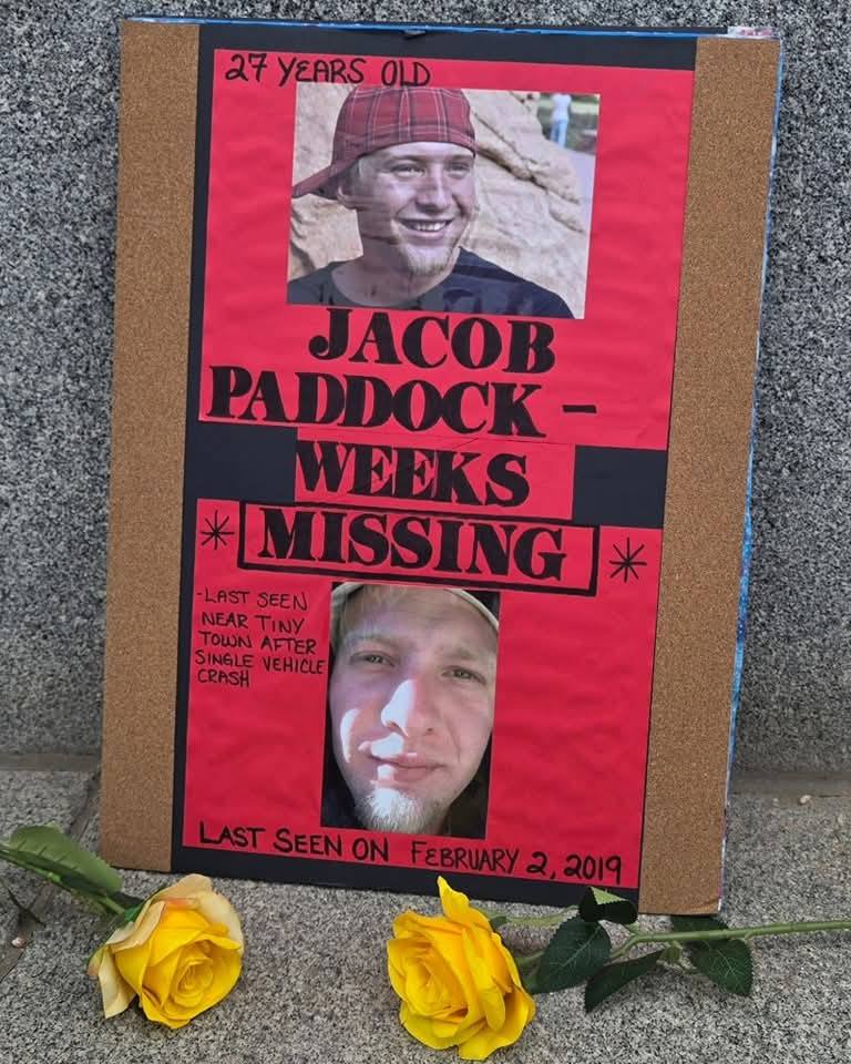 Jake Paddock-Weeks Missing since 02/02/19