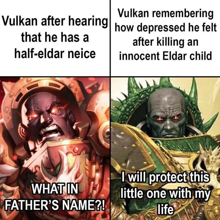 Warhammer Meme Thailand | เชื่อว่าวัลแคนจะคิดได้ในเวลา 2 วินาที | Facebook