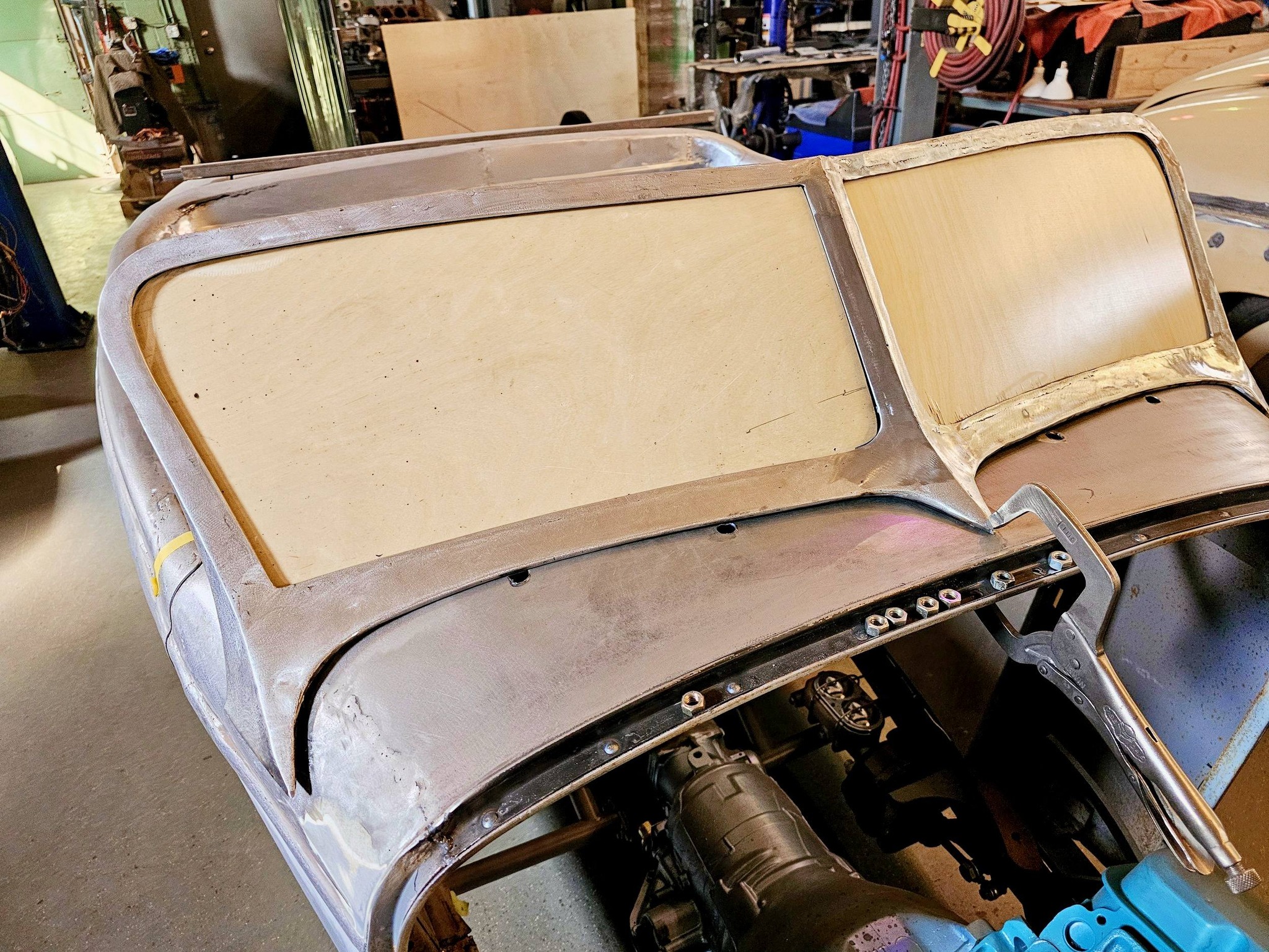 Well Derek's roadster 32 Duvall styled windshield frame is coming