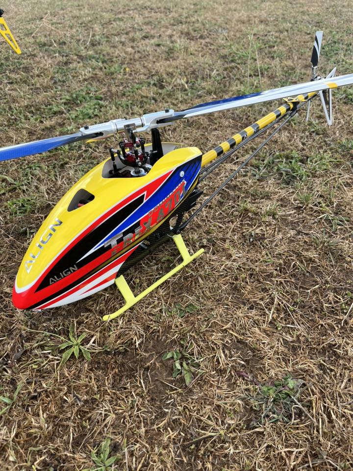 Align Trex 600 Canopy Repair and Repaint