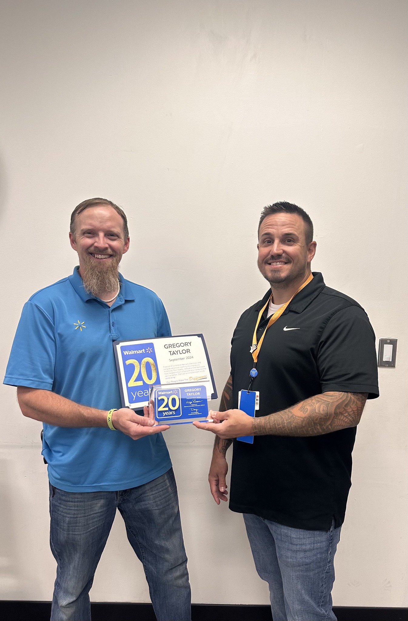 Walmart Ava - Congratulations Greg on your 20 years of... | Facebook