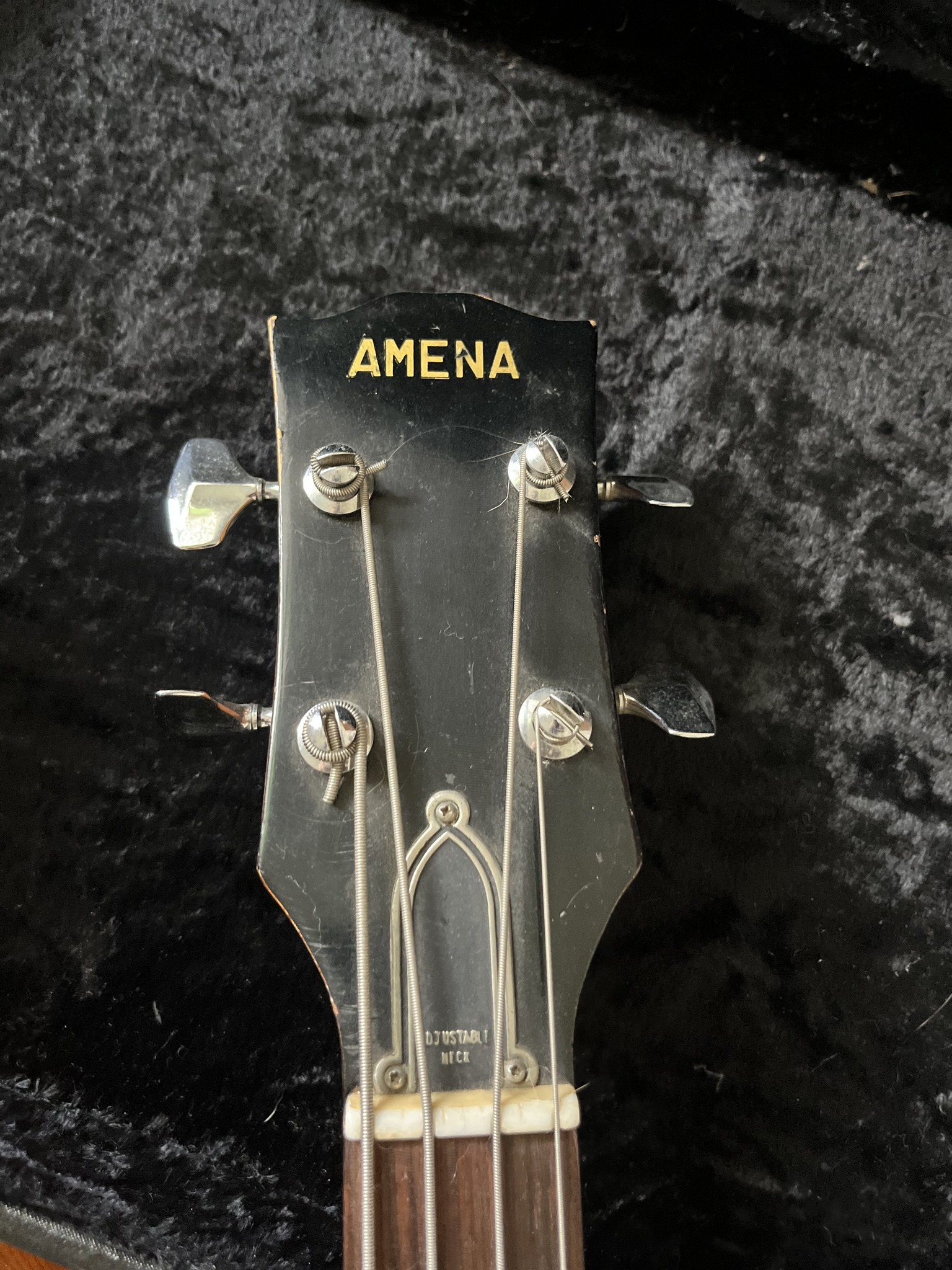 Vintage 1970s's Classic AMENA Bass Guitar - Model 1829 - Electric ...