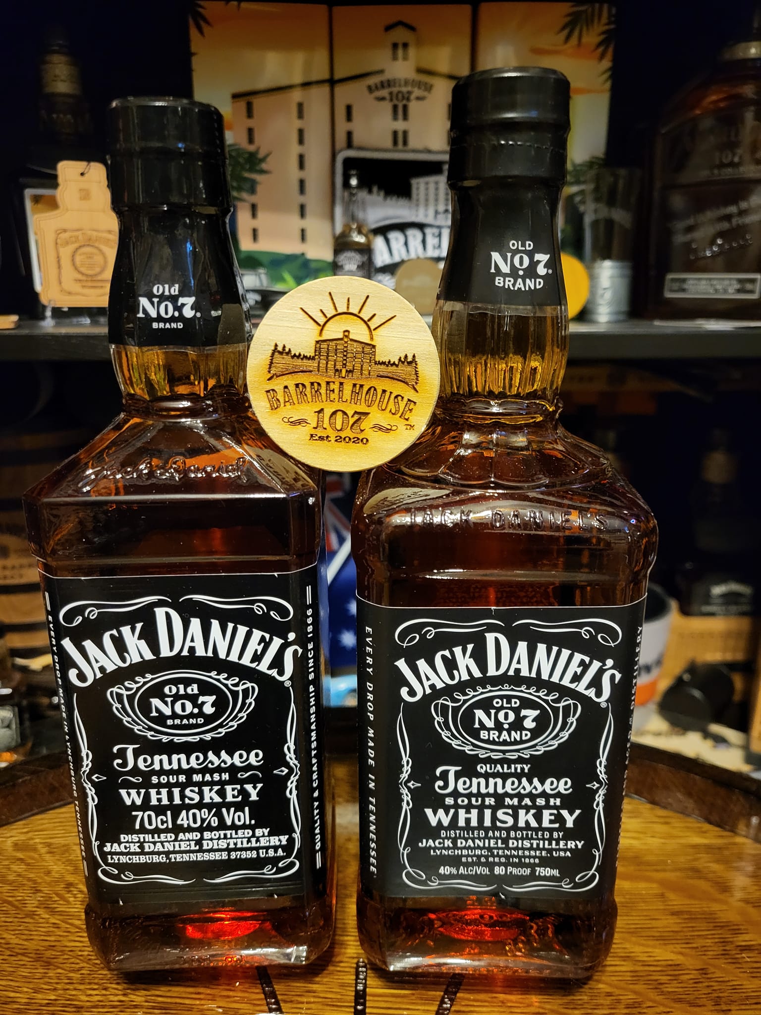 Has whiskey bottle design changed?