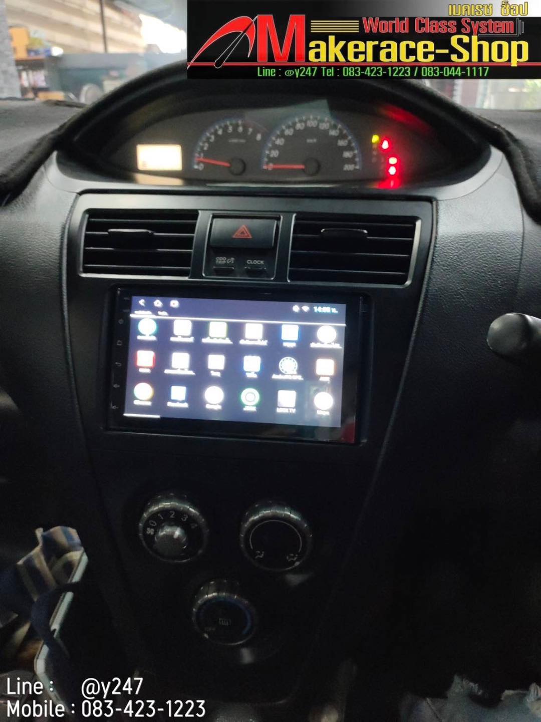 🚗 Toyota Vios Gen2 🚗 ติดตั้งจอ Android 7นิ้ว 📌– CPU Octa Core