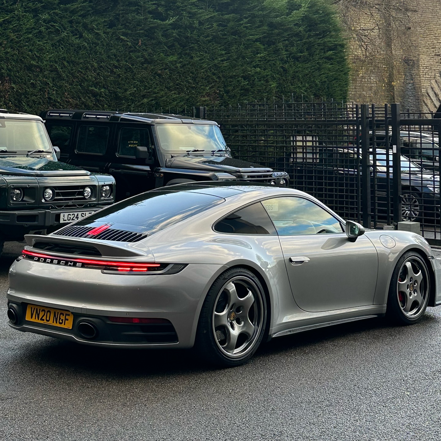 Porsche 992s fitted with a GT3 Touring Package and 20/21” Forged