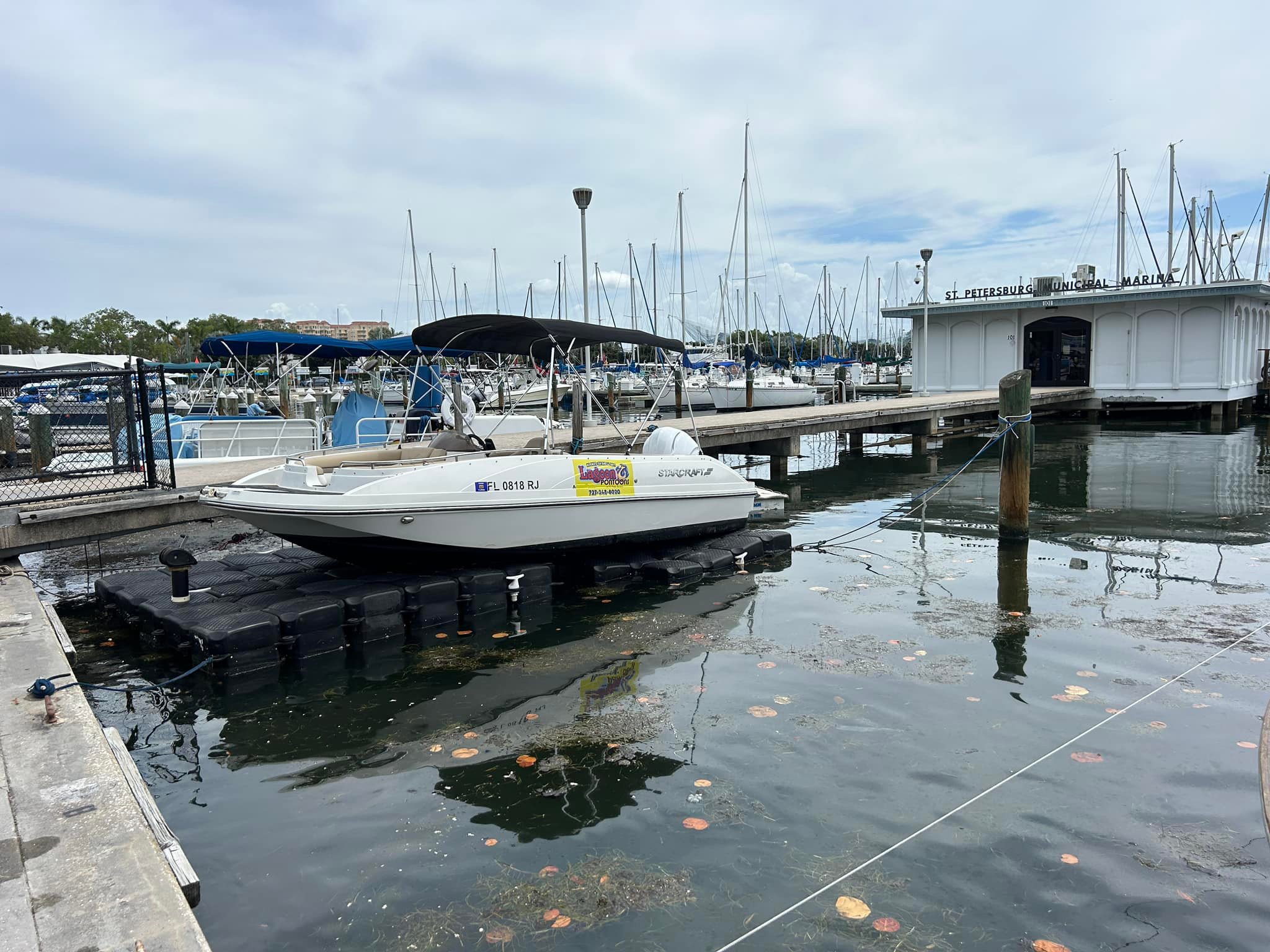 New floating dock... - Lagoon Pontoons of Saint Pete Beach