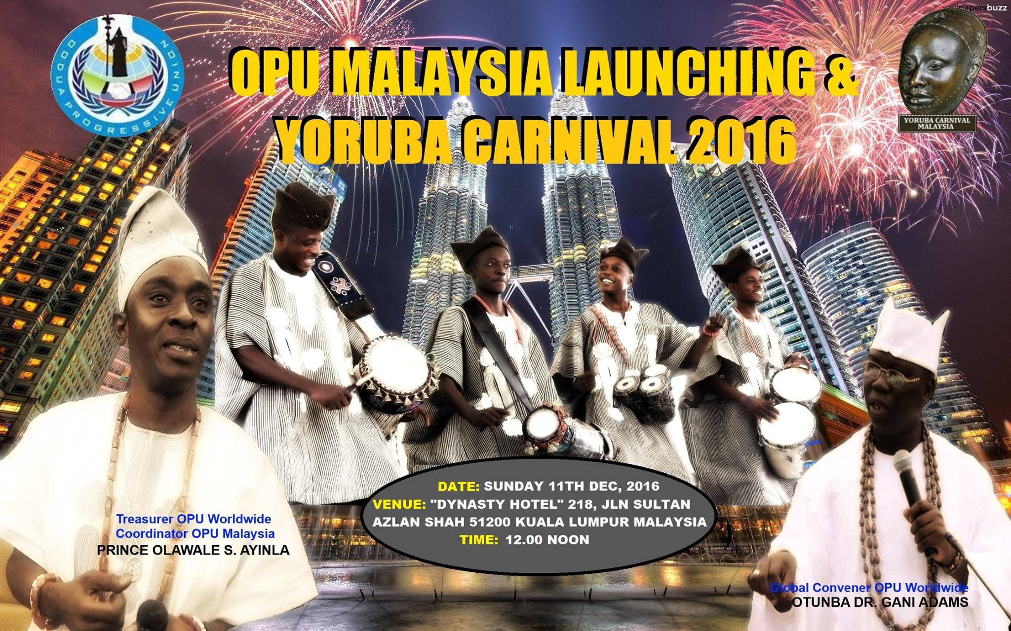 Oodua Progressive Union, OPU Malaysia. | Kuala Lumpur