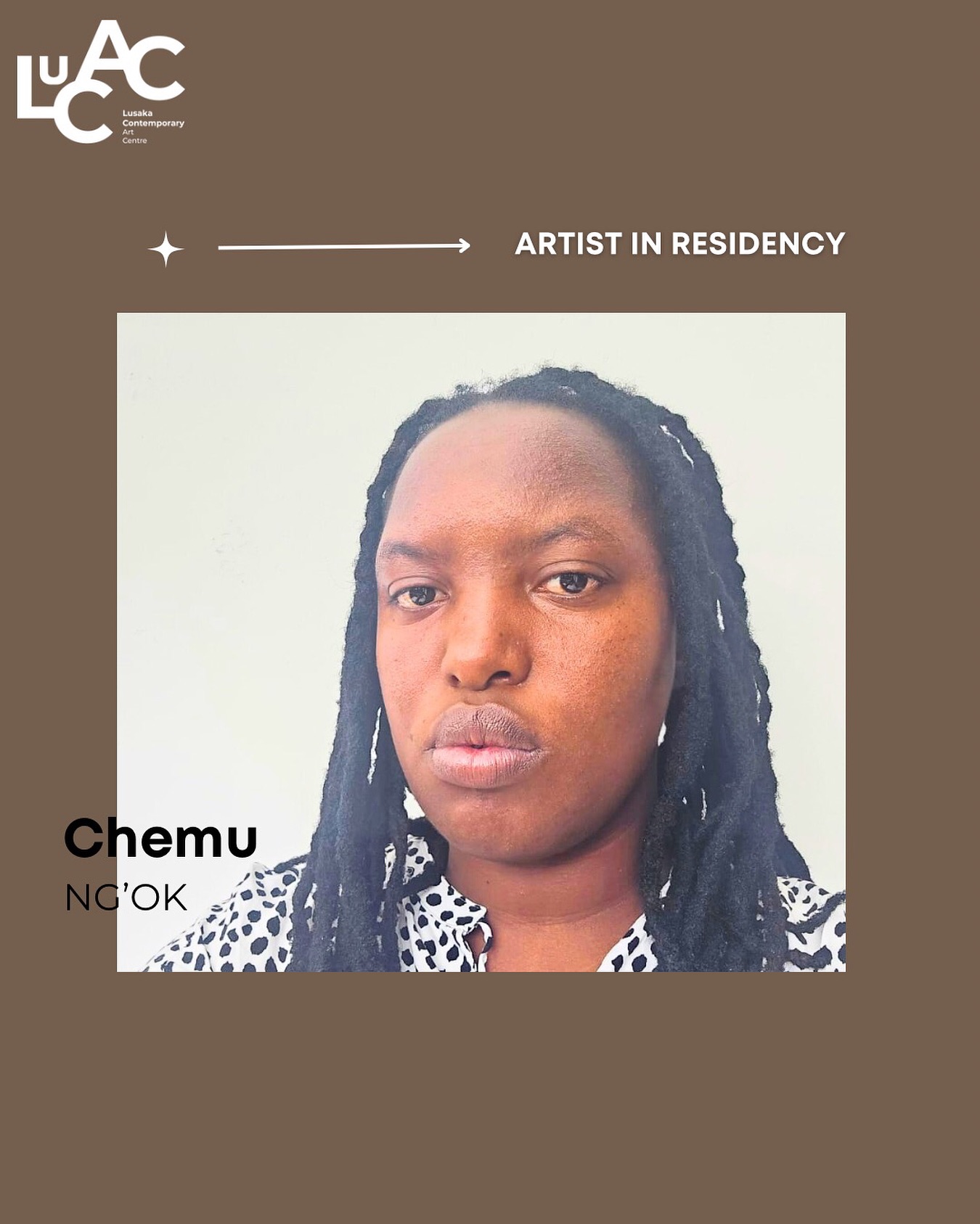 Lusaka - We’re pleased to announce our latest artist-in-residence ...