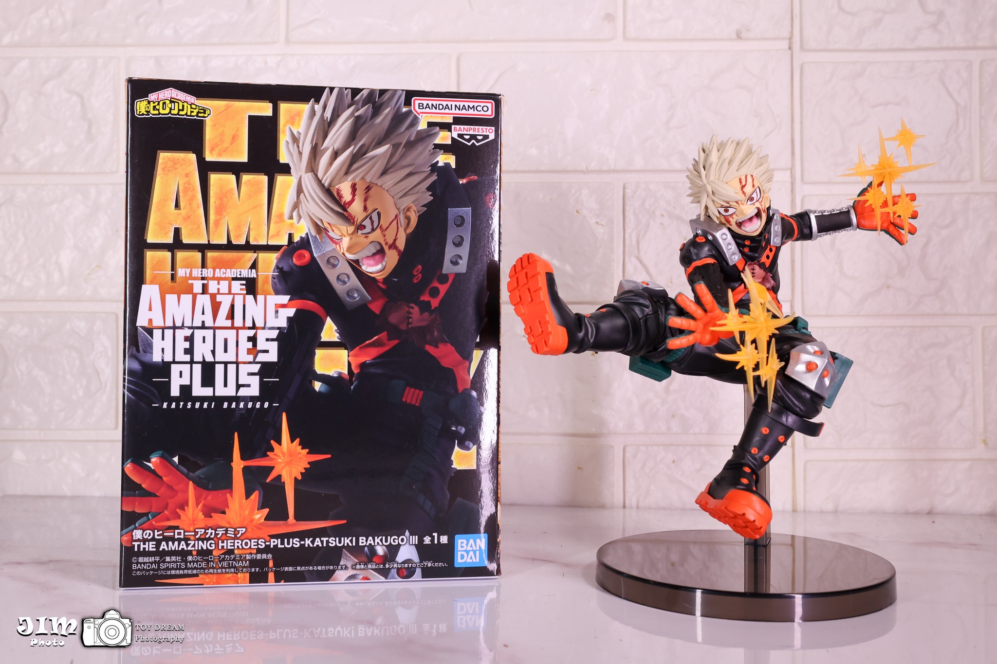 我的英雄學院THE AMAZING HEROES-PLUS-爆豪勝己Ⅲ 公仔尺寸約高: 20cm