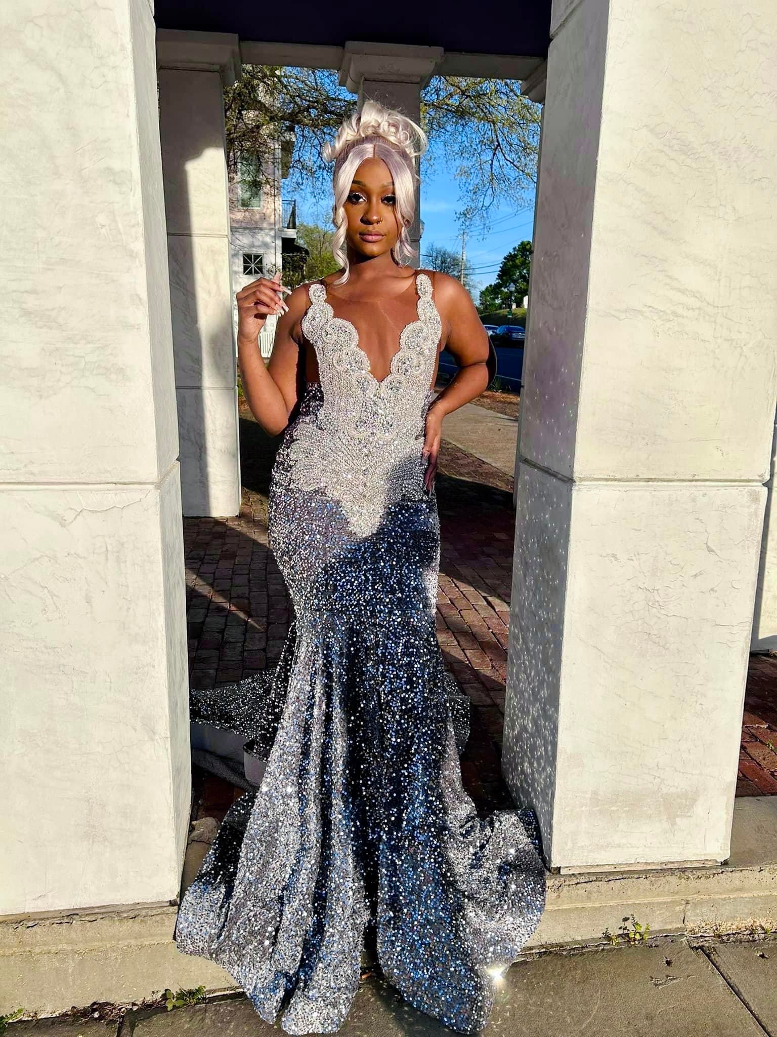 custom graduation dress 👇🏾Let's make dresses. Matter of fact… let's NOT make them. Because inside my FREE 5 Day Graduation Challenge, I'm giving y'all the vendor that will make the dresses for you long dress under graduation gown