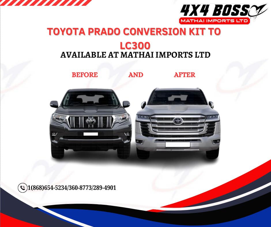 TOYOTA PRADO CONVERSION KIT TO LC300 AVAILABLE AT MATHAI IMPORTS