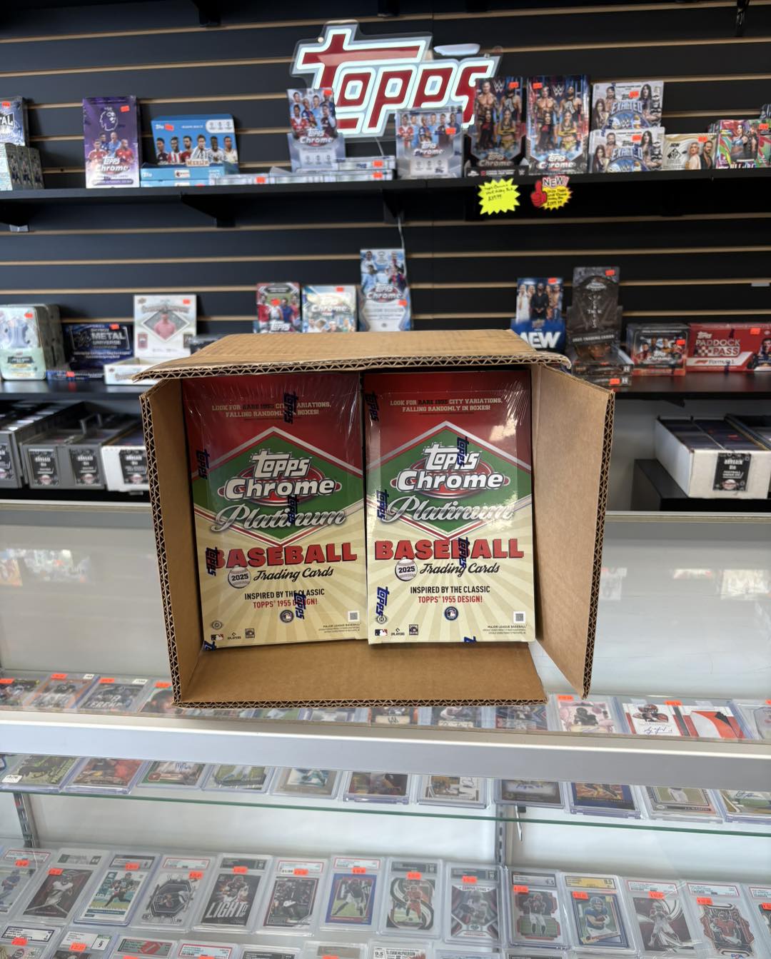 いおーん 2025 Topps Chrome Platinum baseball cards restock