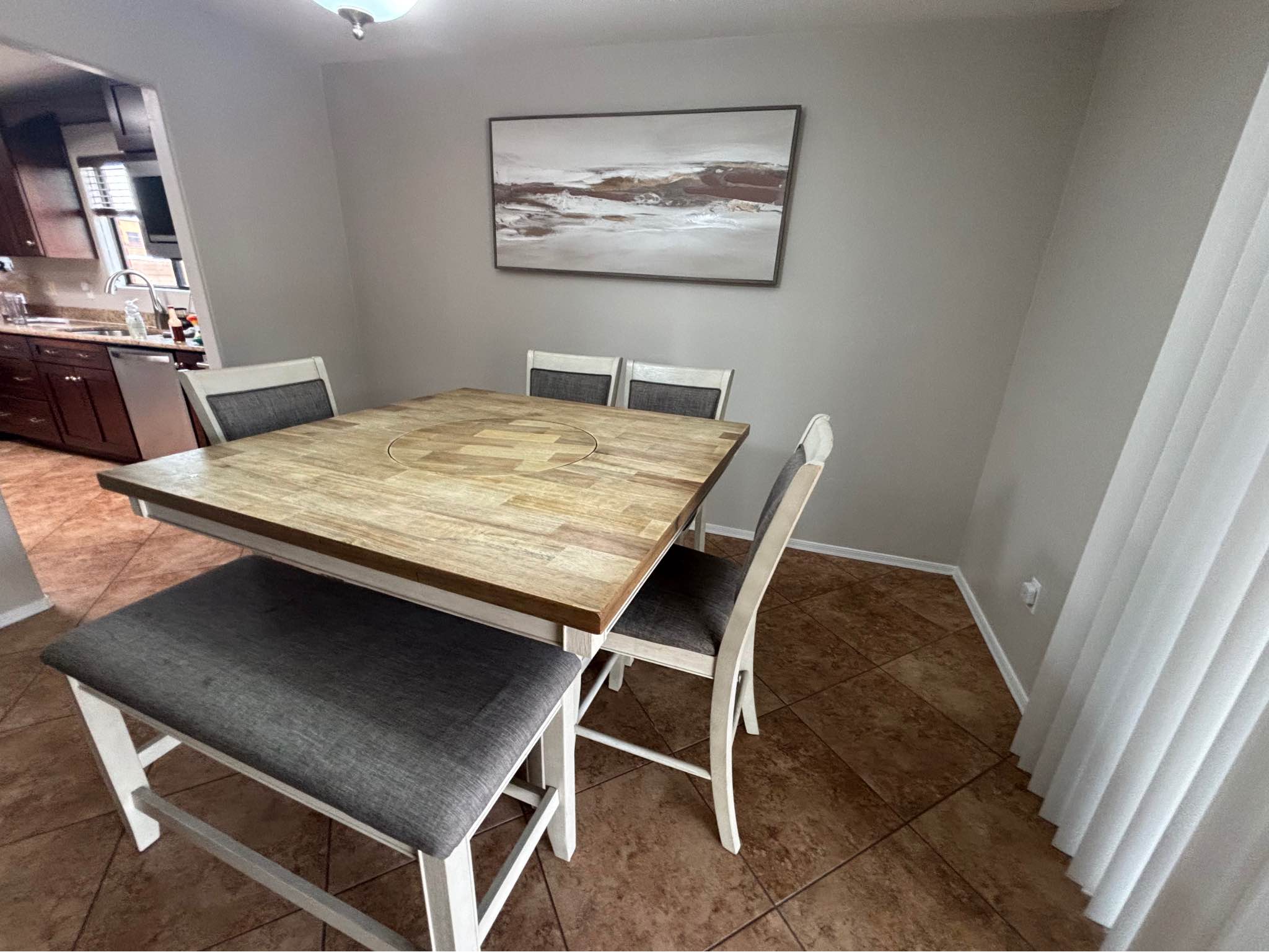 Dining Table with Bench - Dining Tables - Tucson, Arizona | Facebook ...