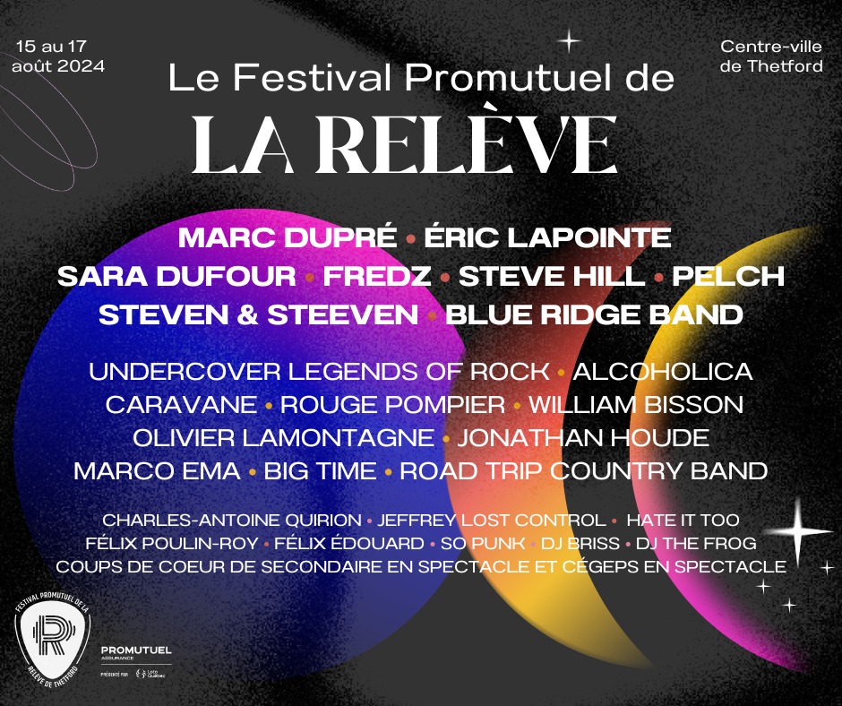 La voici... - Festival Promutuel de la Relève de Thetford