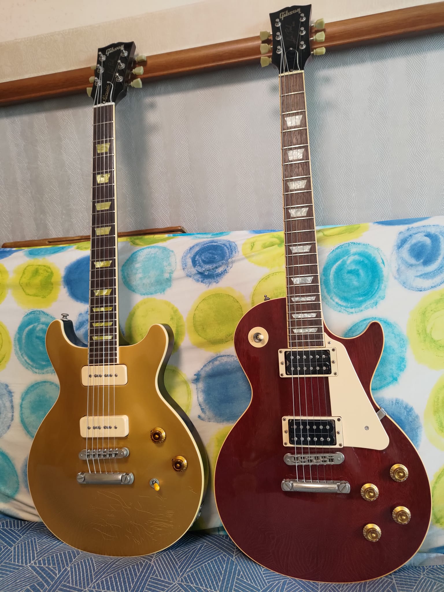My 2003 Les Paul Classic DC Goldtop guitar