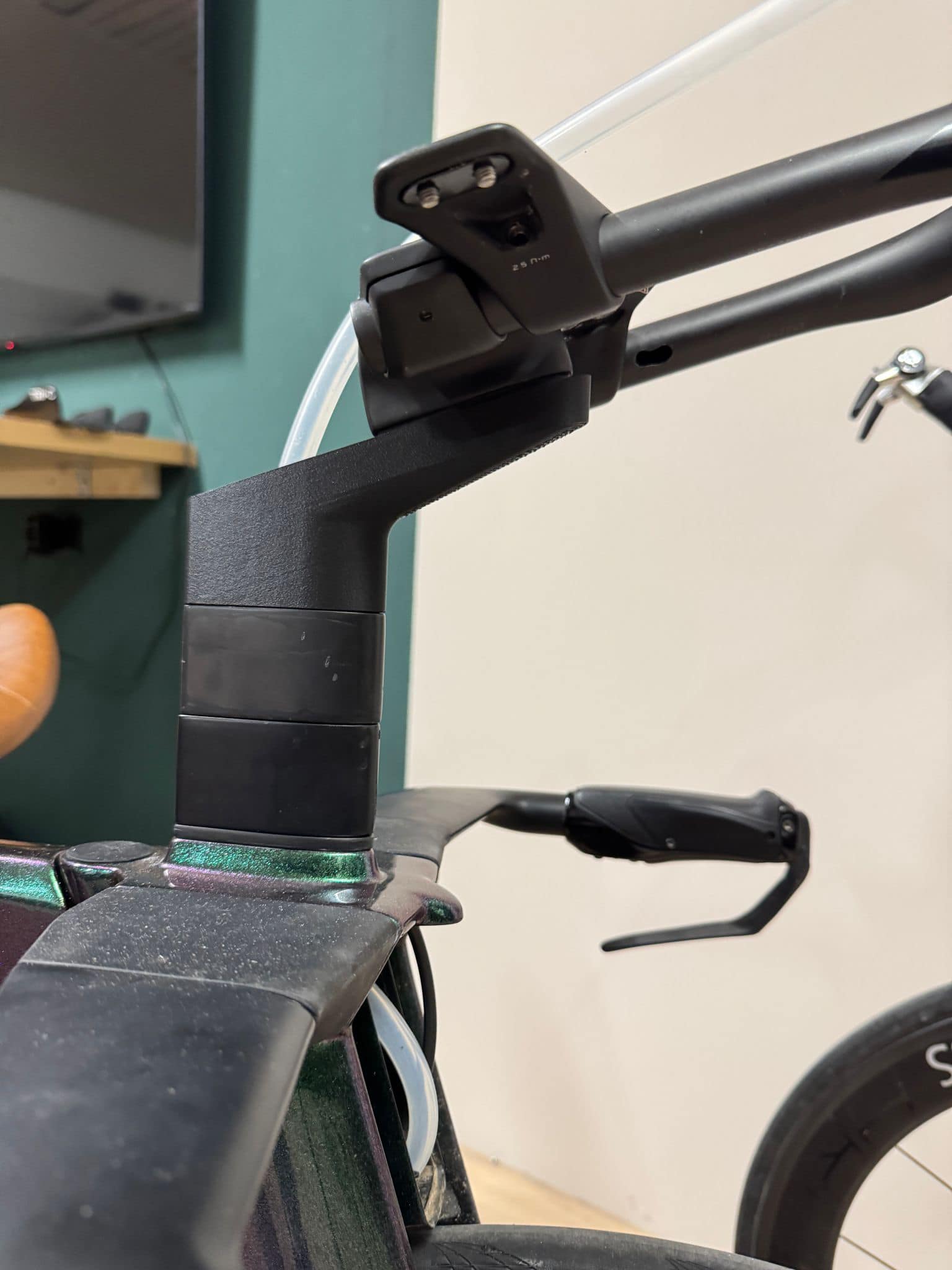 Angled cockpit spacers for Specialized Shiv Tri