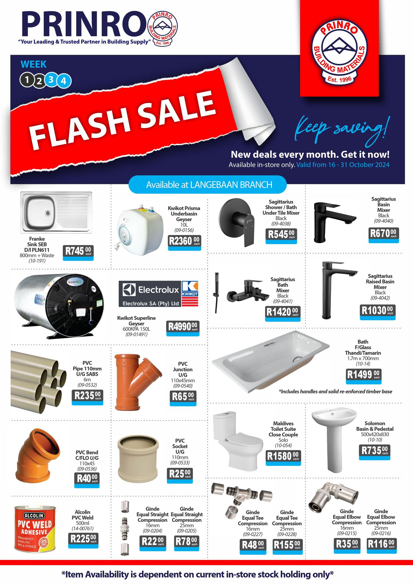 💥💥💥🔥 Flash Sale NOW... - Prinro Building and Steel Merchants | Facebook