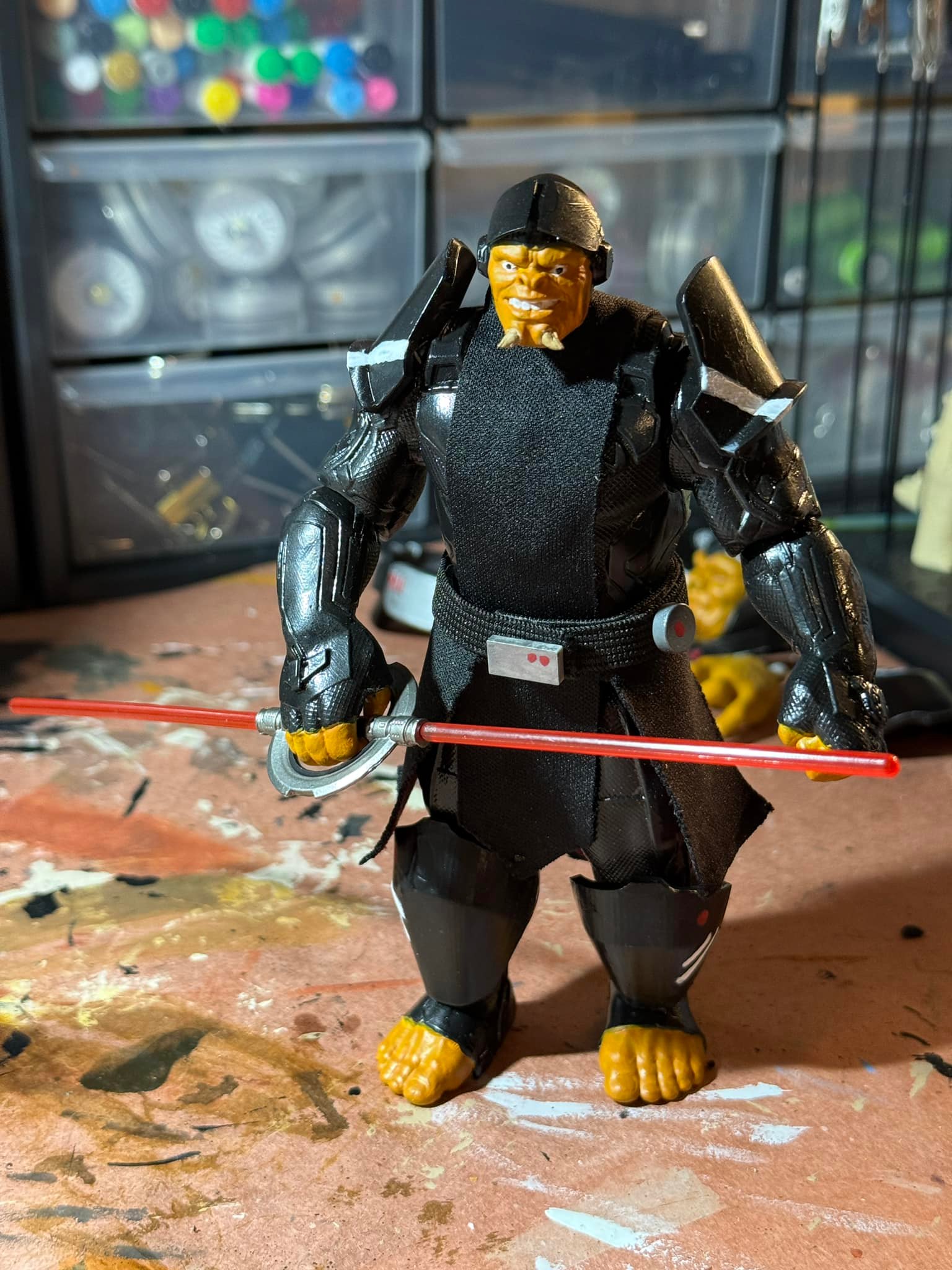 Here is my Ninth Sister custom 3.75 scale. Added Cal in for scale