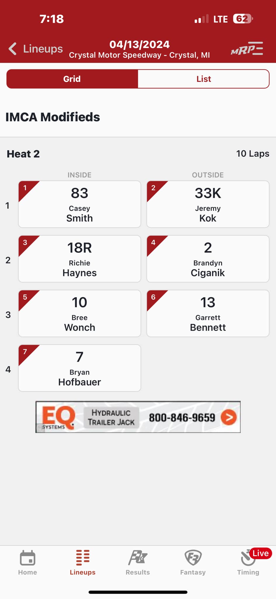 Garrett Bennett Racing #13
