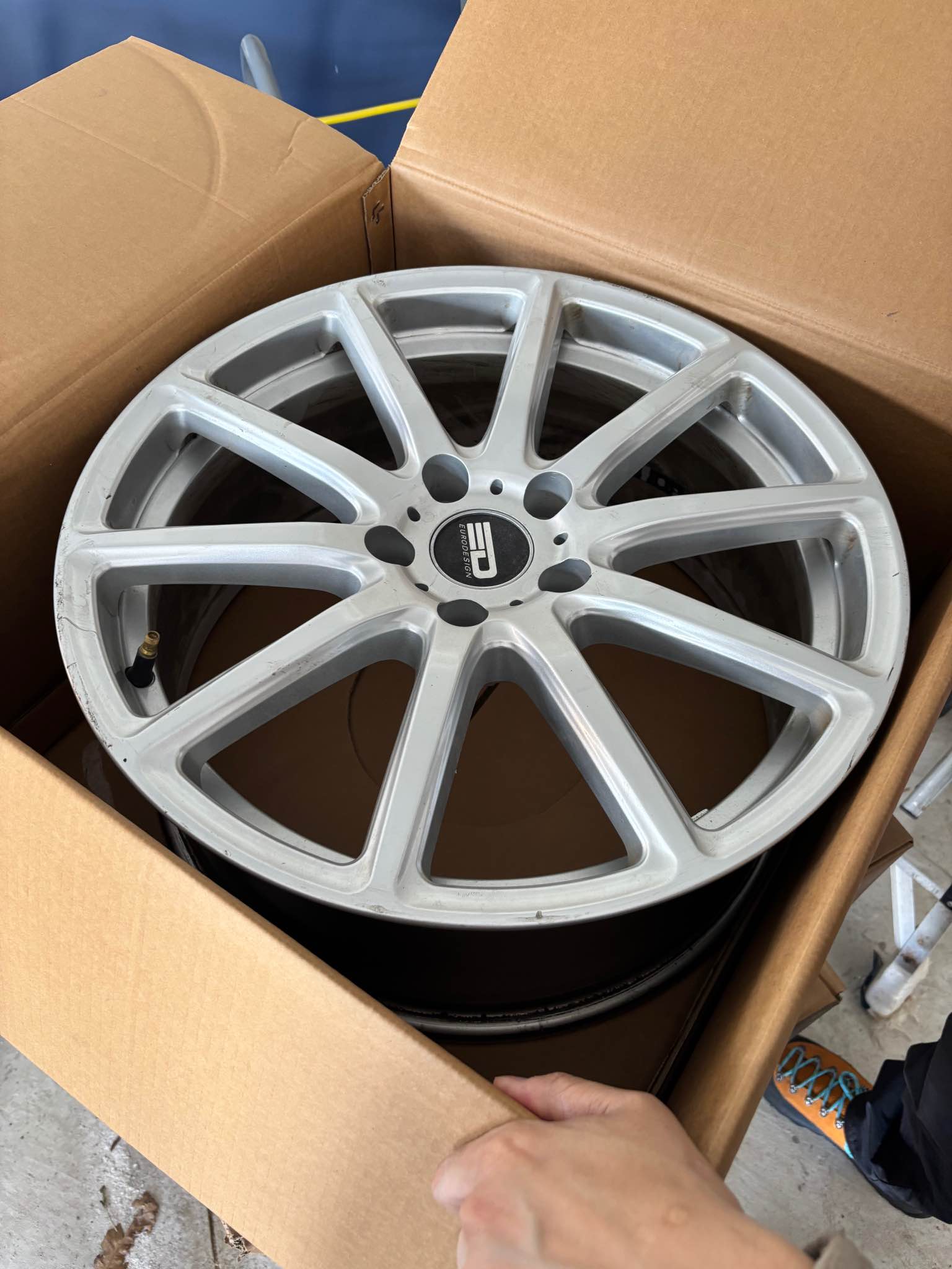 4x TIRE RIMS- EURO DESIGN LEGEND SILVER 18X8 - Car Wheels, Tires ...