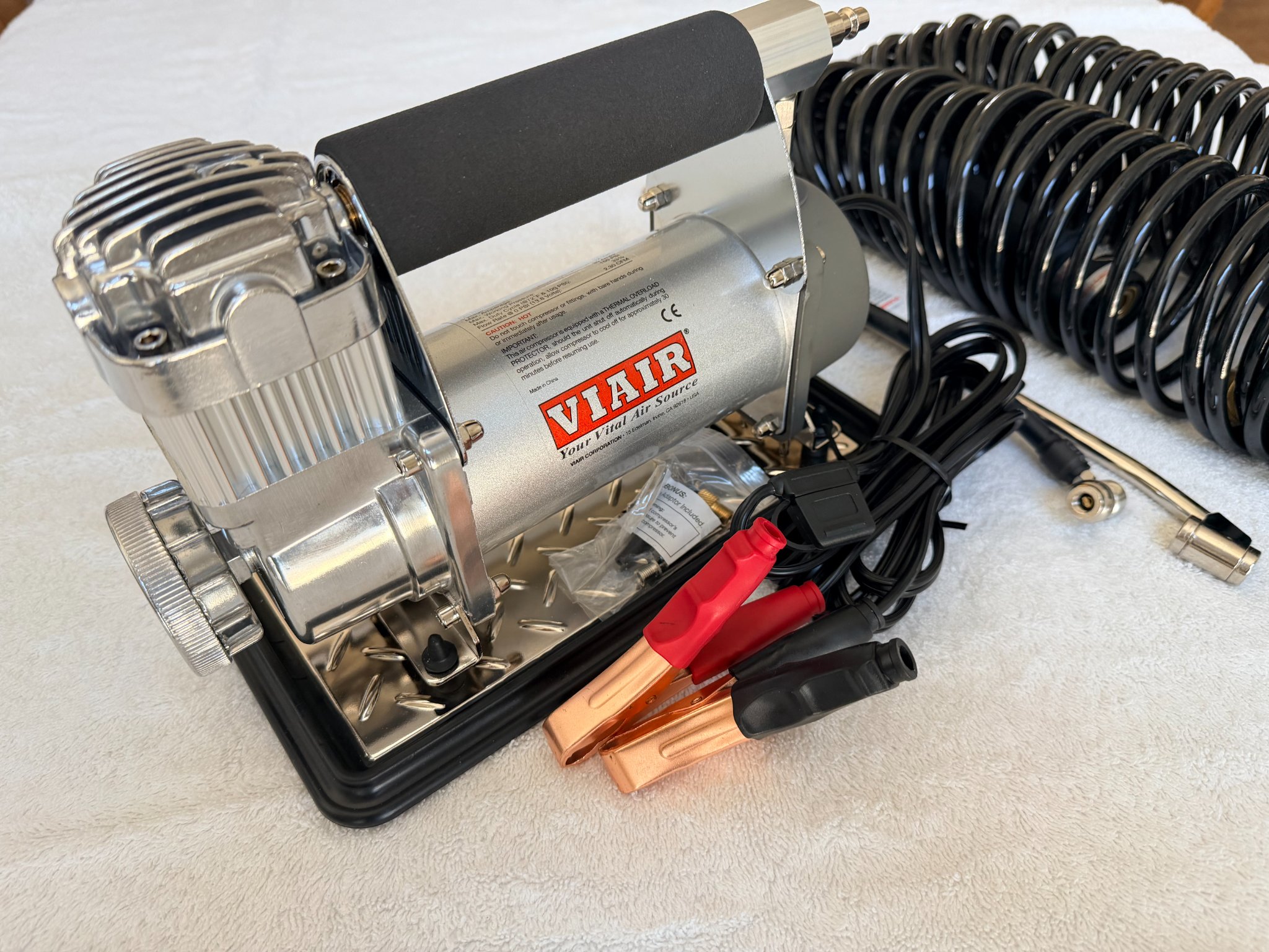 VIAIR 450P-RV Automatic Portable Air Compressor Kit w/RV Winterization ...