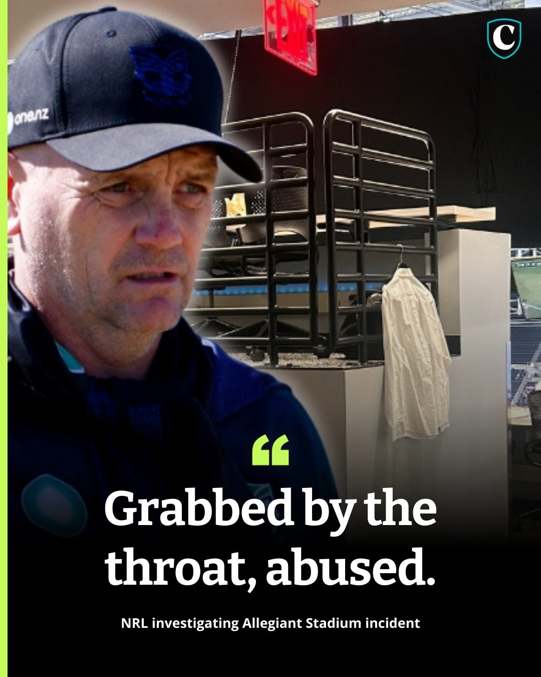 CODE NRL - #Breaking: An Allegiant Stadium press box... | Facebook