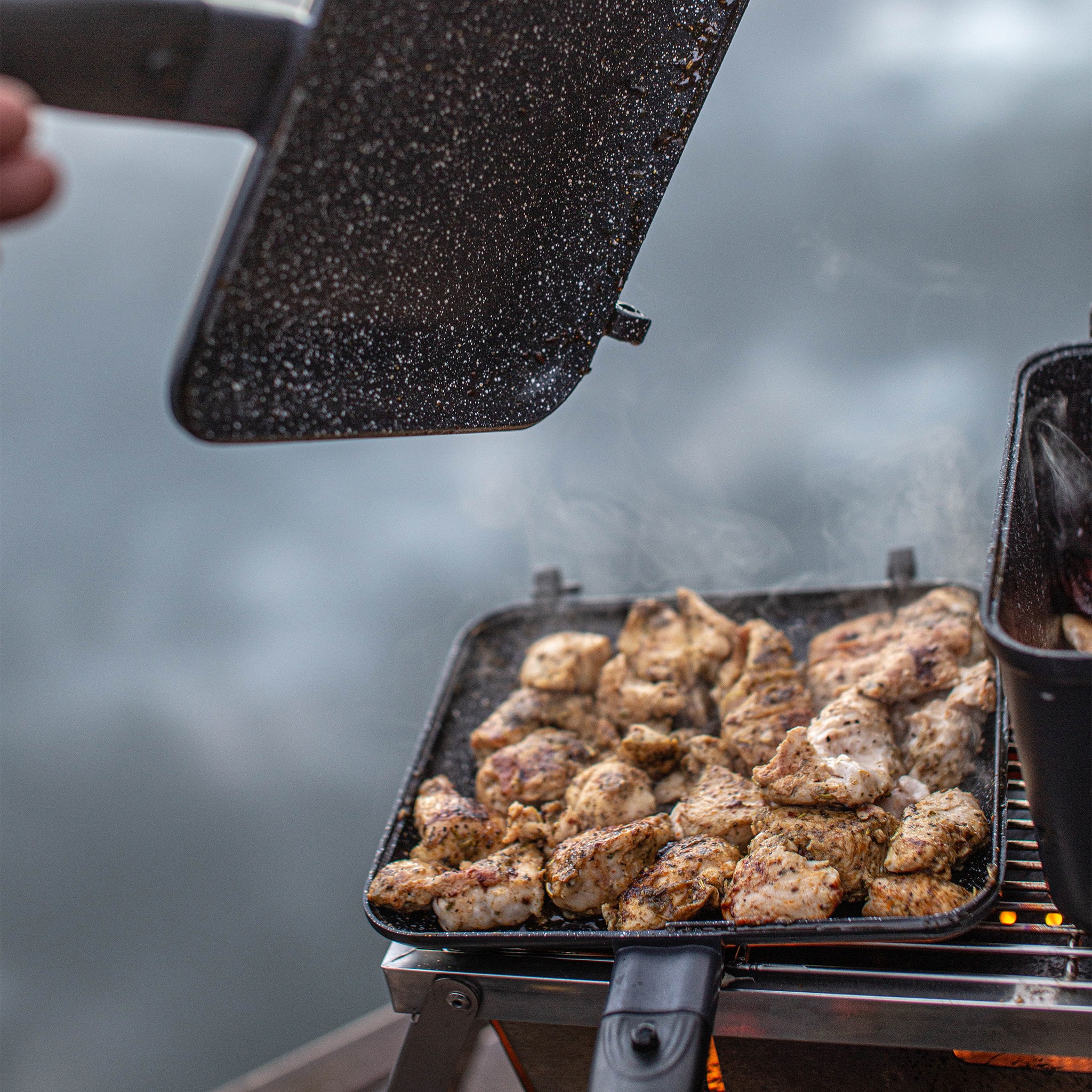 Grille-pain Sandwich Ridgemonkey Connect XL - Edition Granite - Pour Camping Et Extérieur