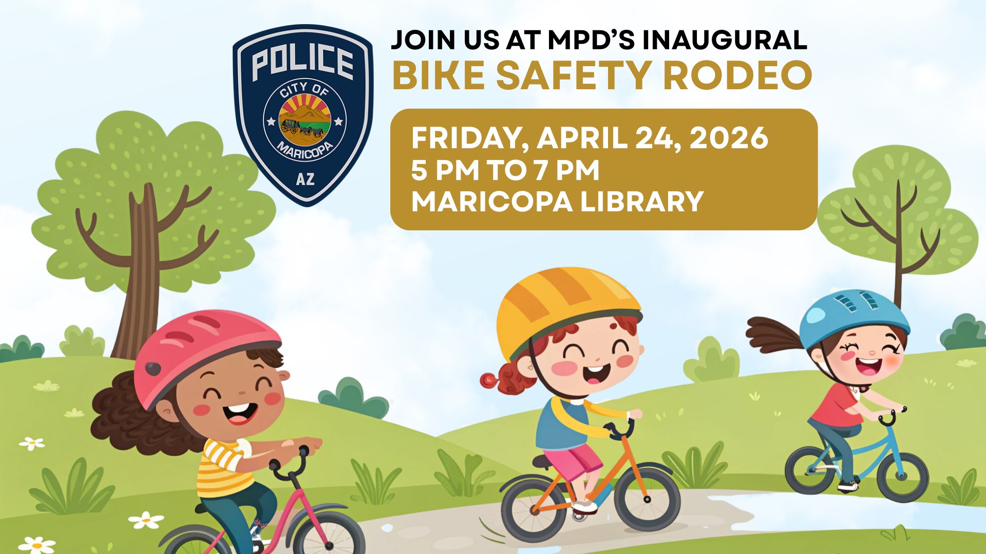 Maricopa PD's Inaugural Bike Safety Rodeo