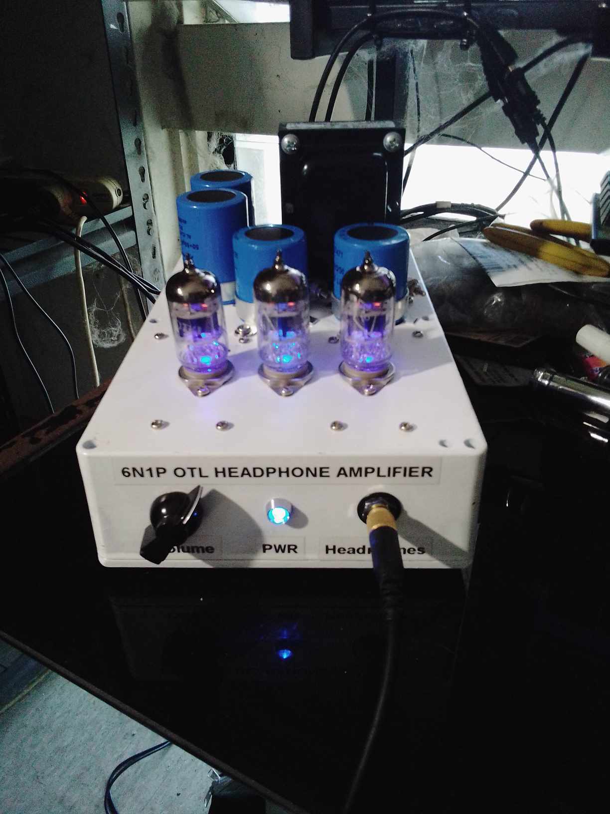 Vacuum tube amplifiers and parts | I built this last year, it is an OTL ...