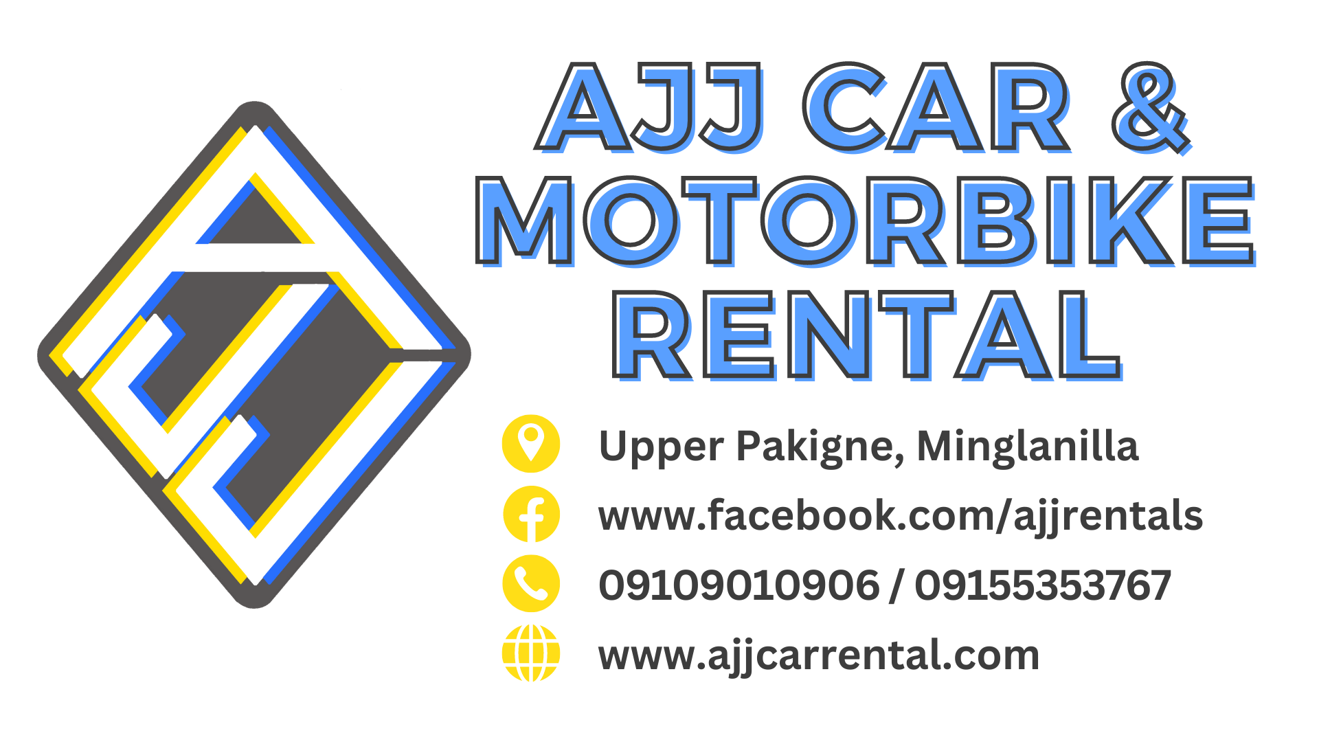 AJJ Car & Motorbike Rental - Cebu | Minglanilla