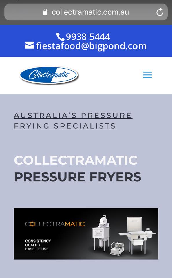 Collectramatic Pressure Fryers