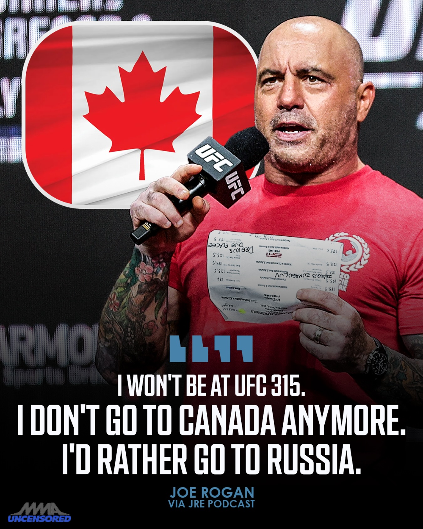 Joe Rogan says he... - Combat Sports Interviews and News 24/7 | Facebook